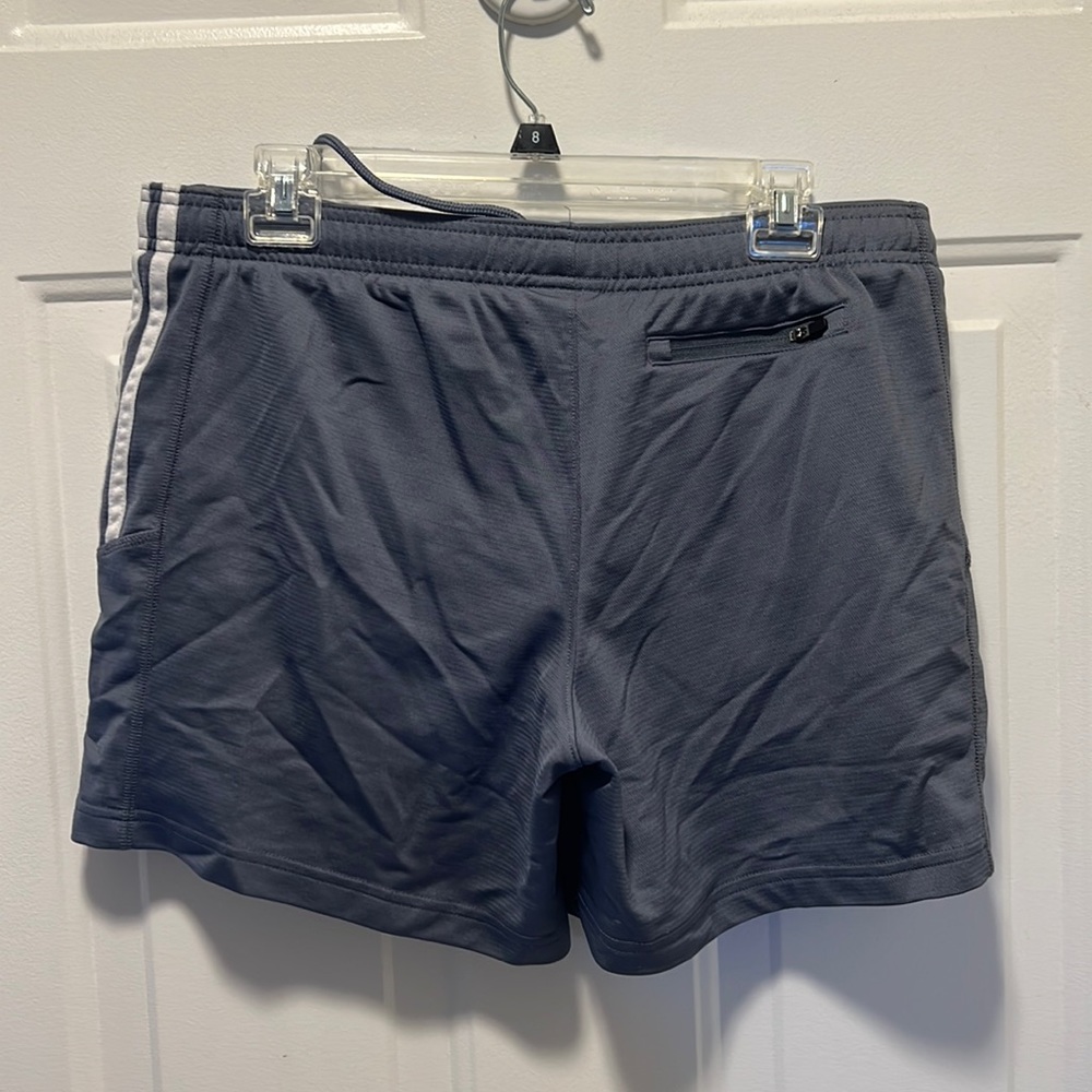Adidas shorts size Medium 100% polyester with pockets and drawstring